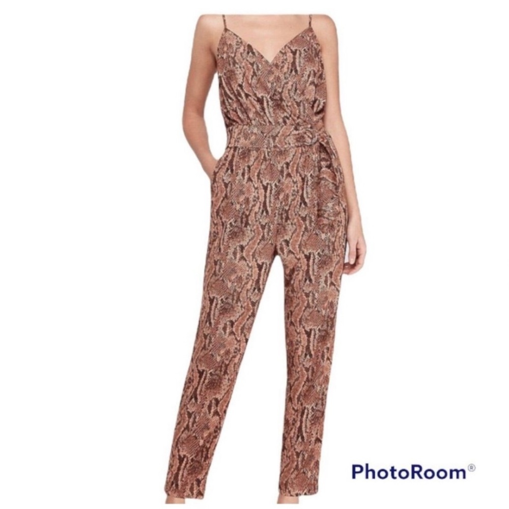 Express Snakeskin Jumpsuit, Size small